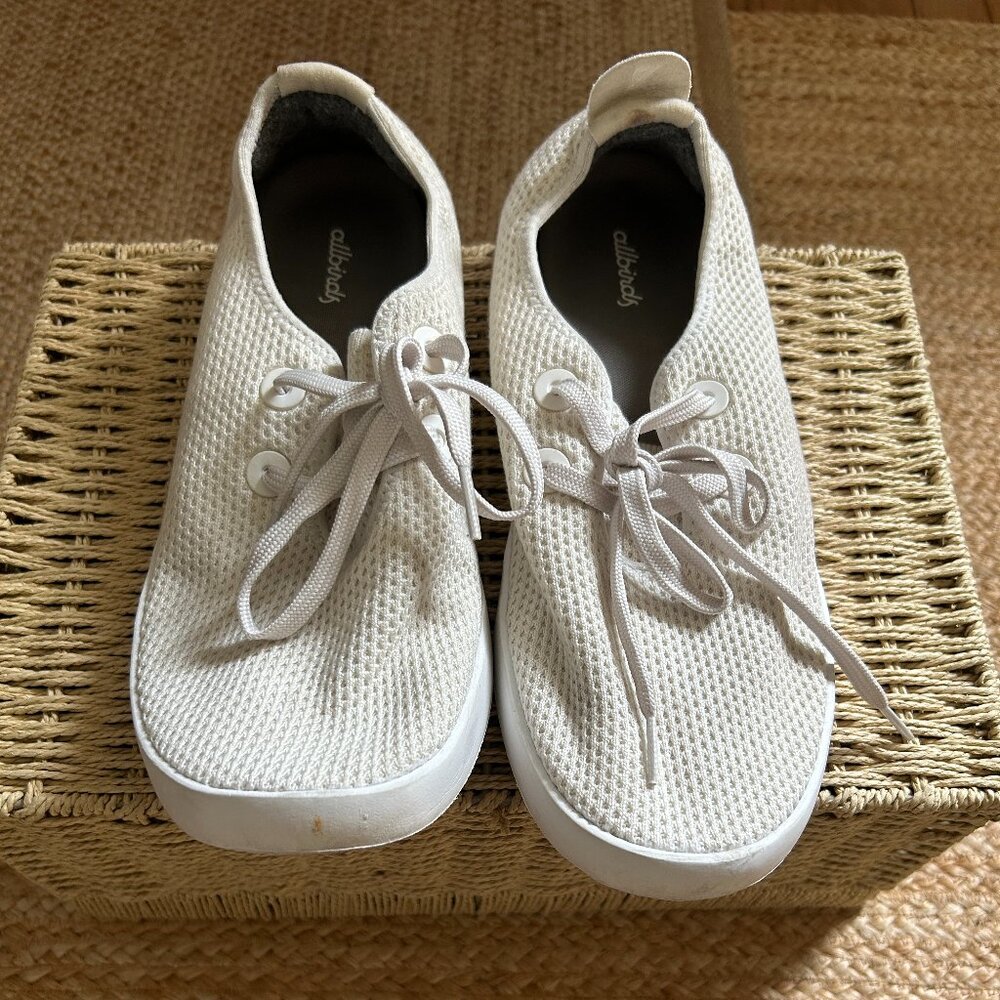 Allbirds Men’s White Sneakers Size 10